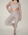 Racerback Taupe Sports Bra